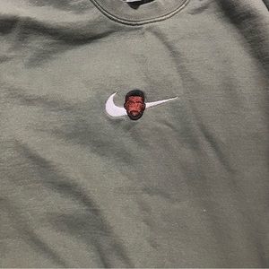 Vintage Style Nike Embroidered - Drake Head - Embroidered - Unisex Crewneck